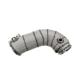 BMW S63 (F90 M5, F91/F92/F93 M8) CATLESS DOWNPIPES WITH HEAT-SHIELD